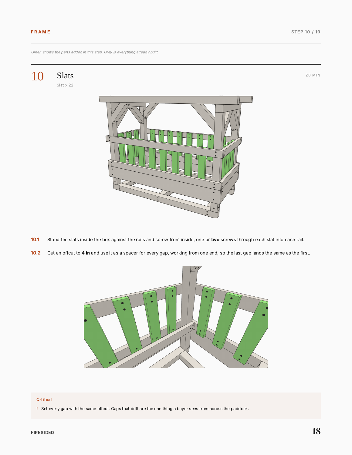 Illustrated steps sample page