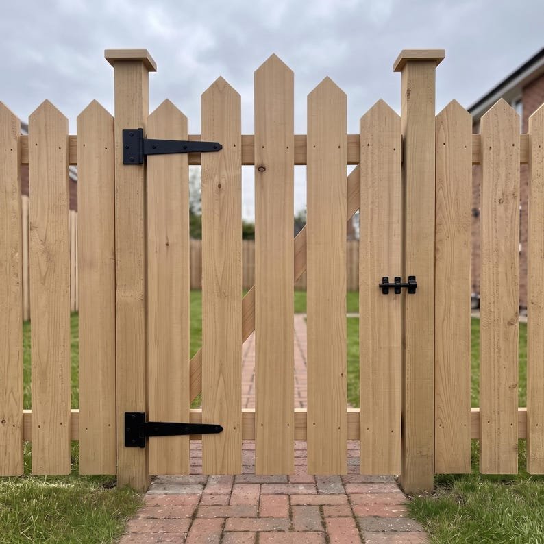 Five gate designs in one collection, with separate cut lists and SketchUp models